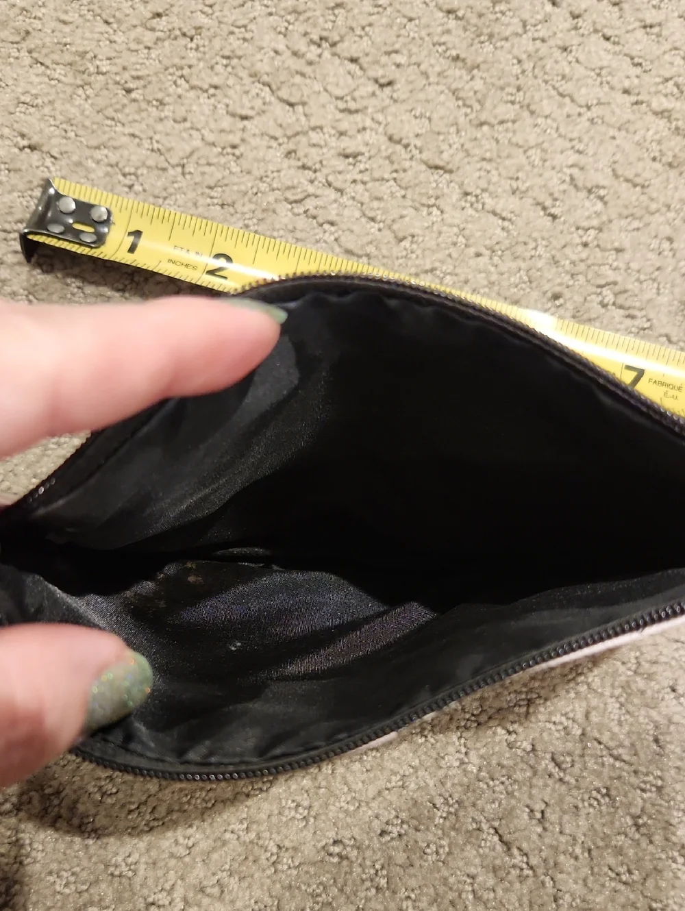 Ipsy Pink Witchy Print Cosmetic Pouch
